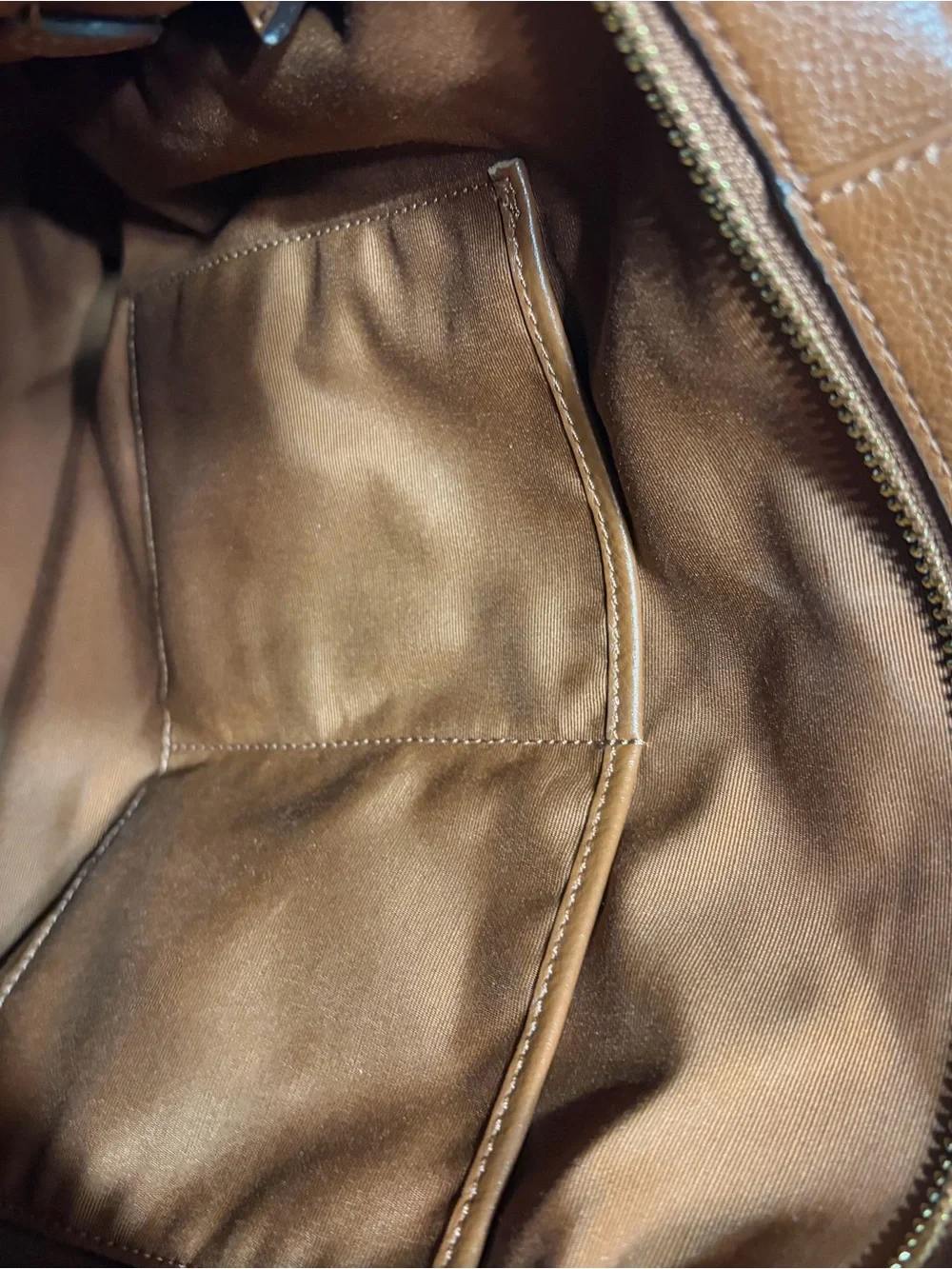 Coach Brown Pebbled Leather Crossbody Bag